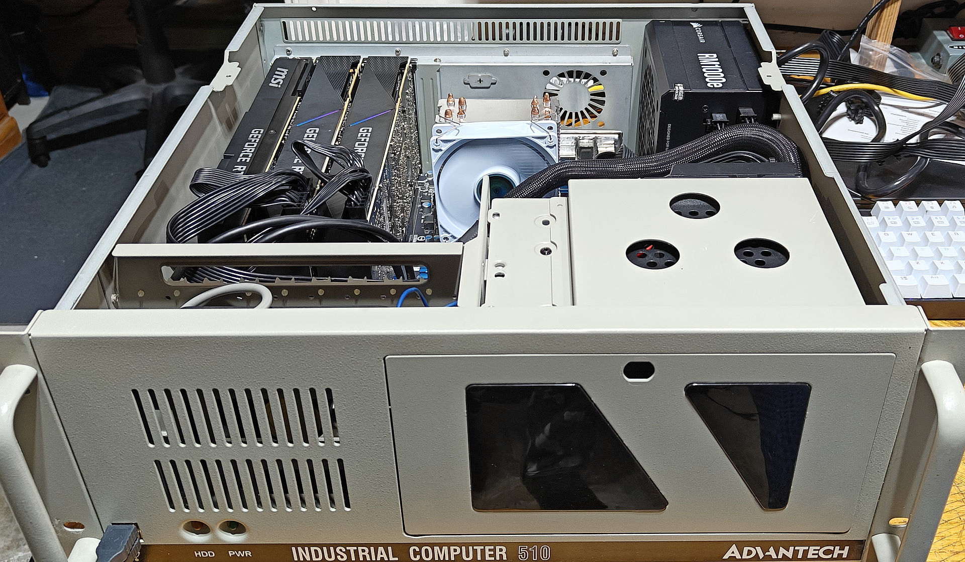 Had to buy a proper CPU cooler because I had no Intel stuff around